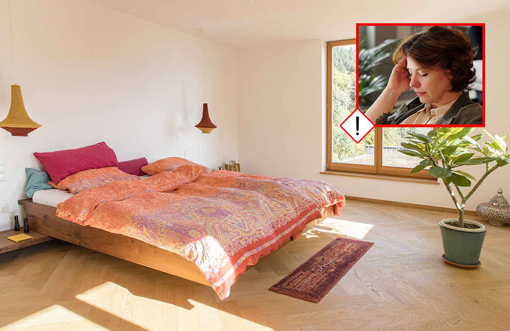 Überhitzte Räume belasten den Körper spürbar. Auch die Wandoberfläche kann die Raumtemperatur beeinflussen. (Bild: Haga)